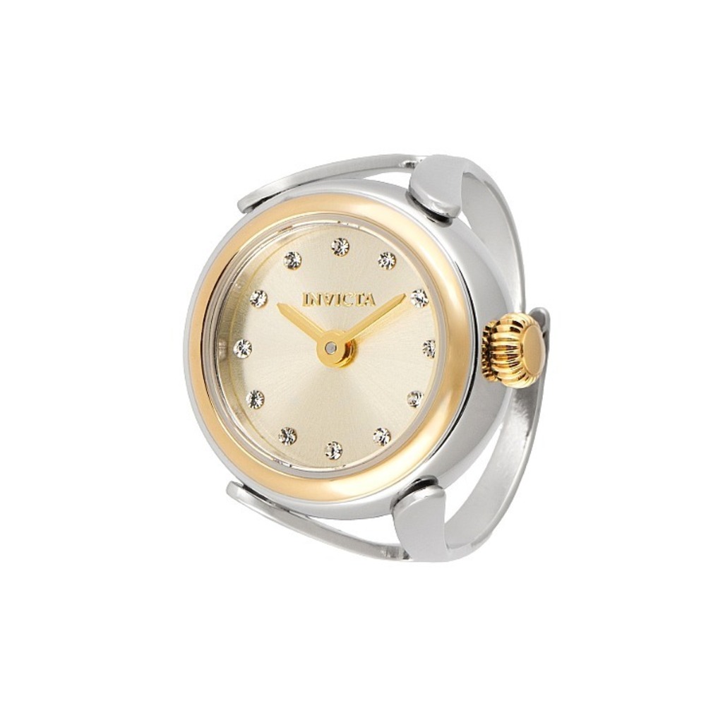 Invicta Angel Lumalink Ring Watch Rose Gold